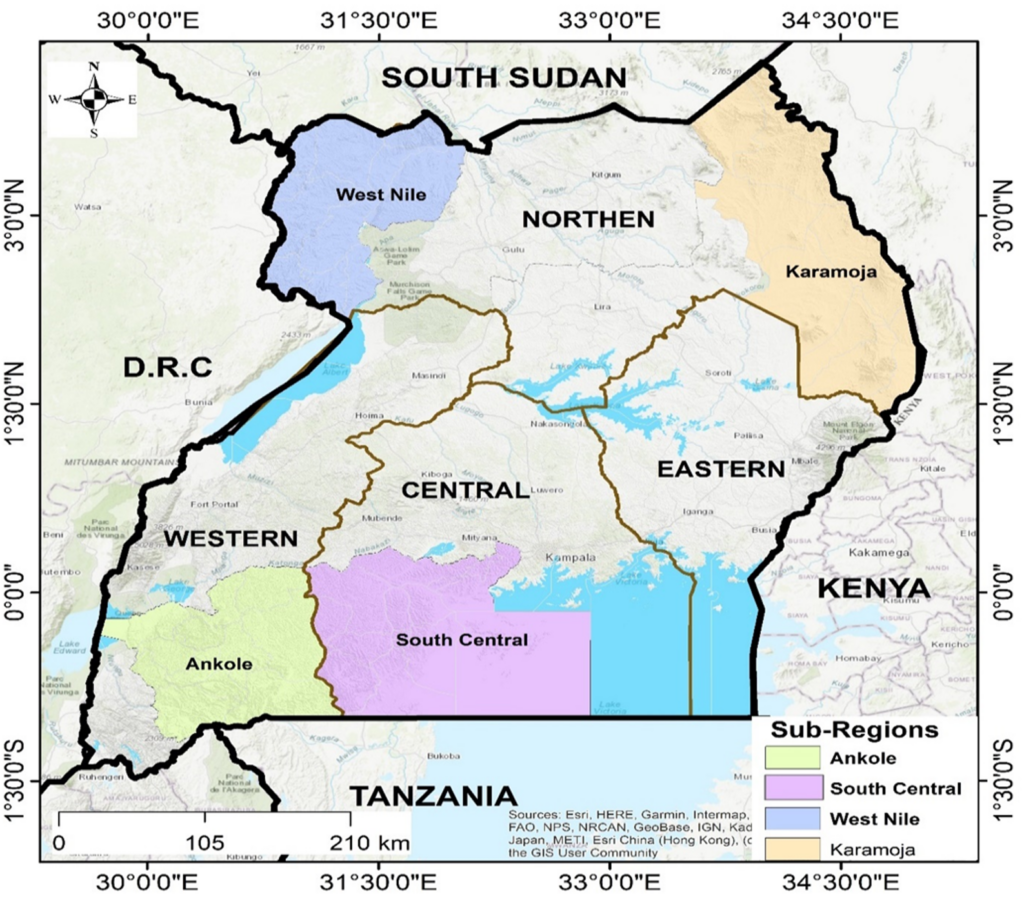 Figure 1: Regions of study